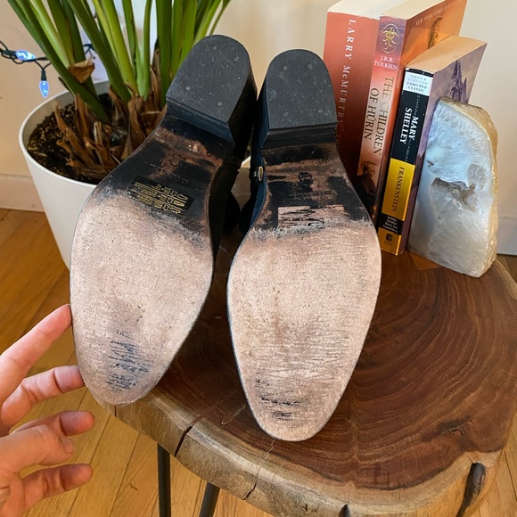 Diesel Black Suede Style Ankle Booties - Size 39 (about US8) - Picture 4 of 6